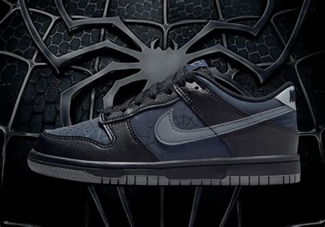 nike spider man dunks|Nike dunk low black Spider-Man.